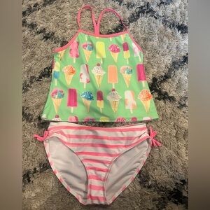 Joe Boxer Green and Pink Bikini Swimwear